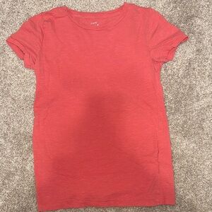 J. Crew Vibrant Red Short Sleeve Tee